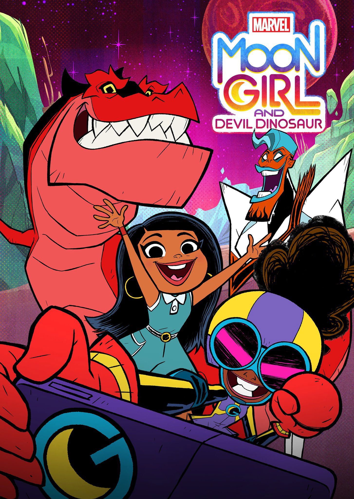 Marvel's Moon Girl y Dinosaurio Diabólico