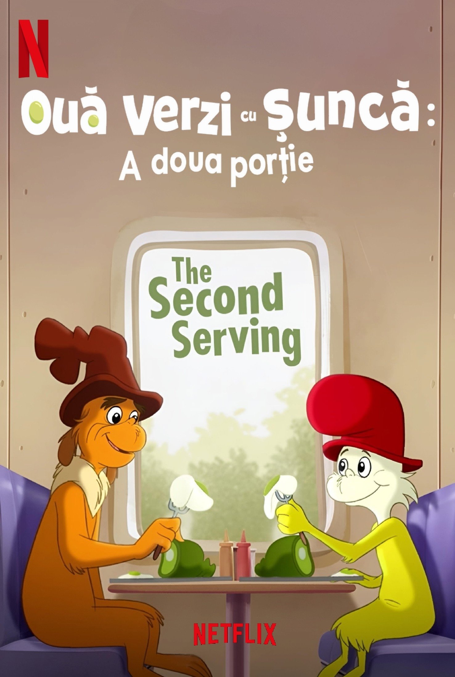 Huevos verdes con jamón