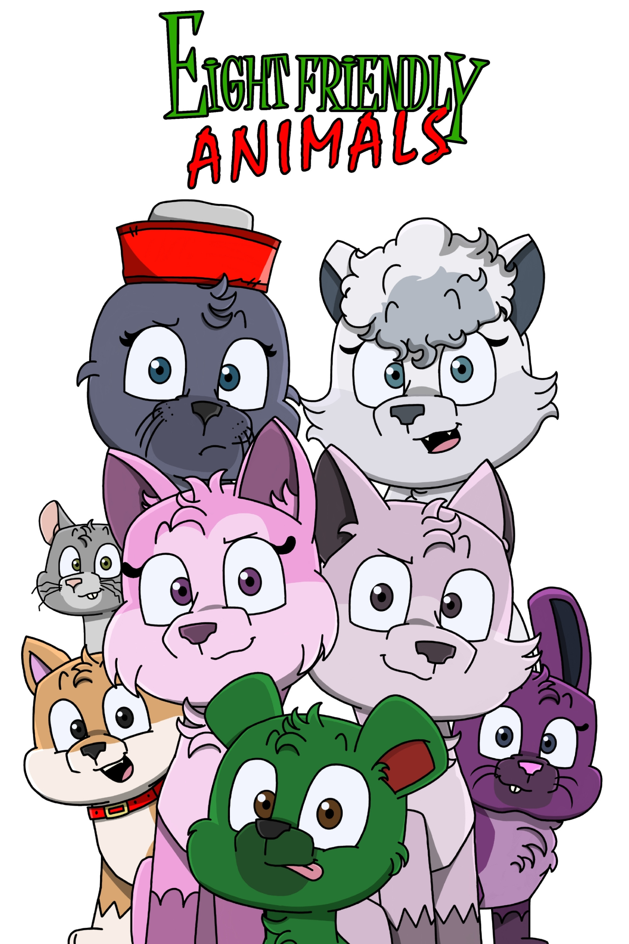 Eight Friendly Animals!