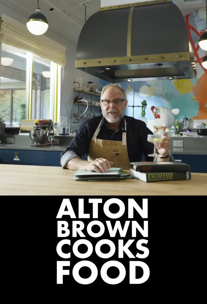 Alton Brown Cooks Food