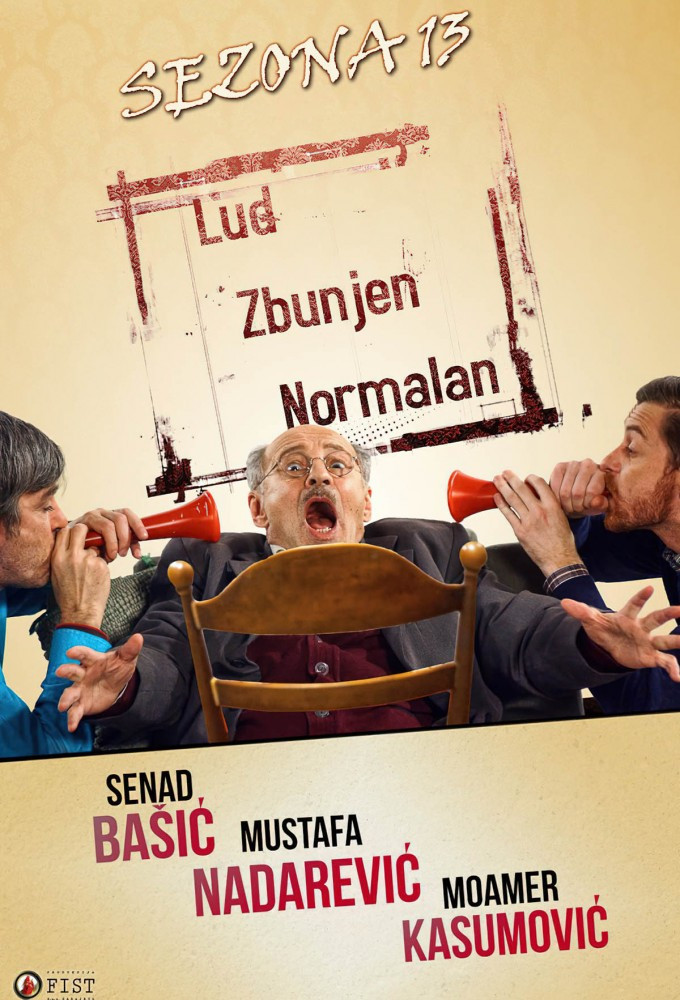 Lud, zbunjen, normalan