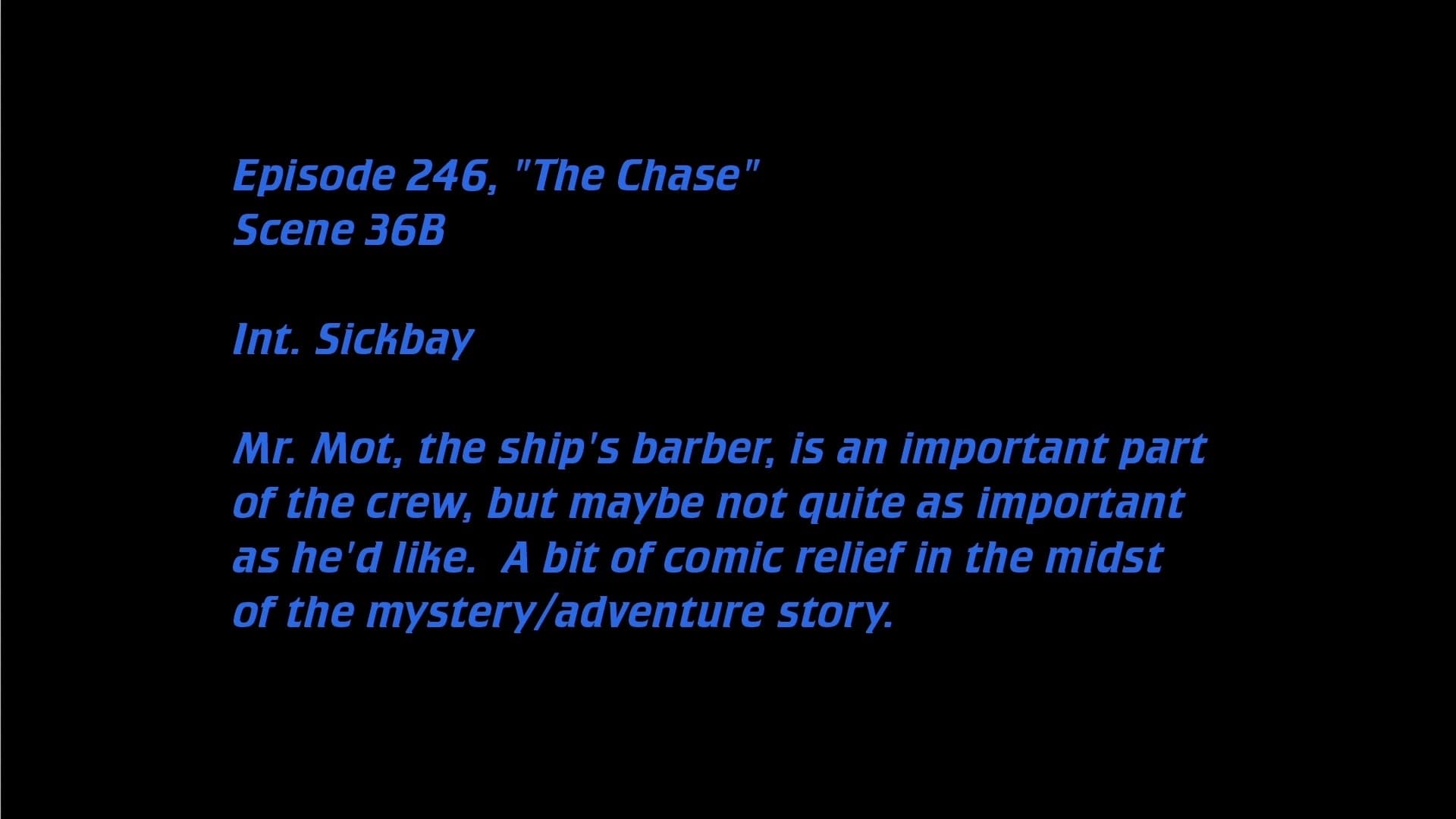 Deleted Scenes: S6E2 - The Chase