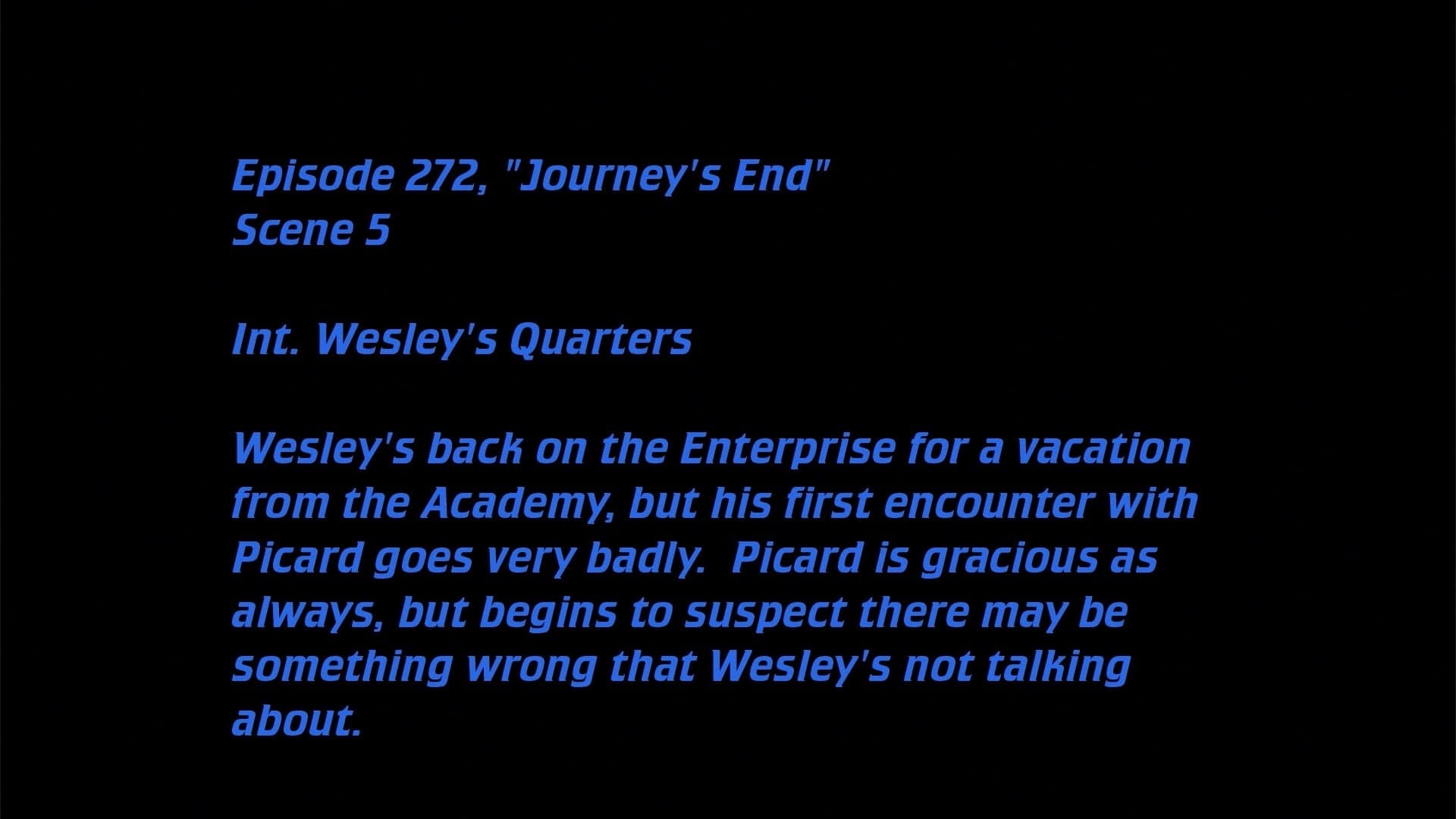 Deleted Scenes: S7E2 - Journey's End