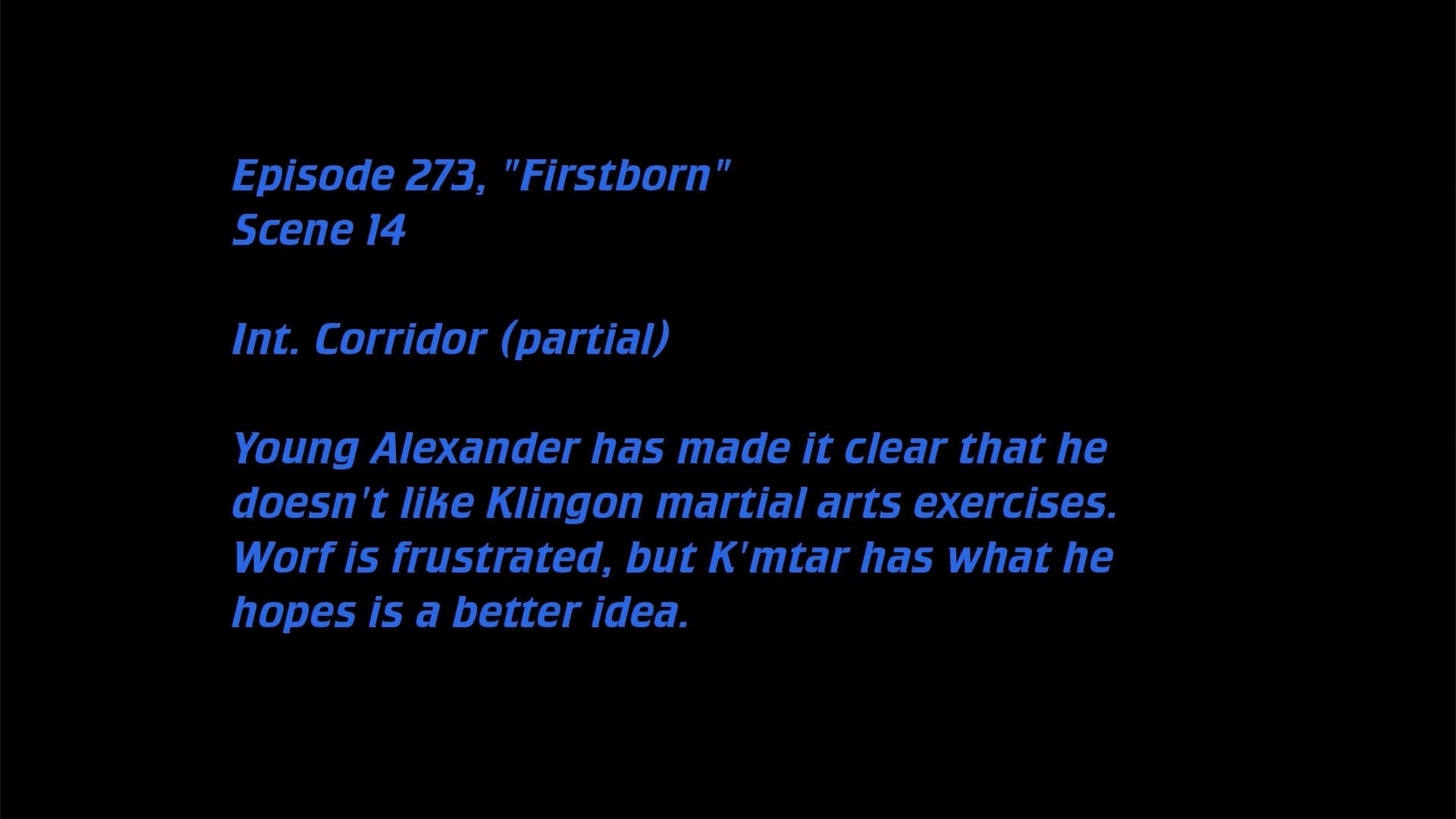 Deleted Scenes: S7E21 - Firstborn