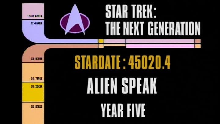 Archival Mission Log: Year Five - Alien Speak