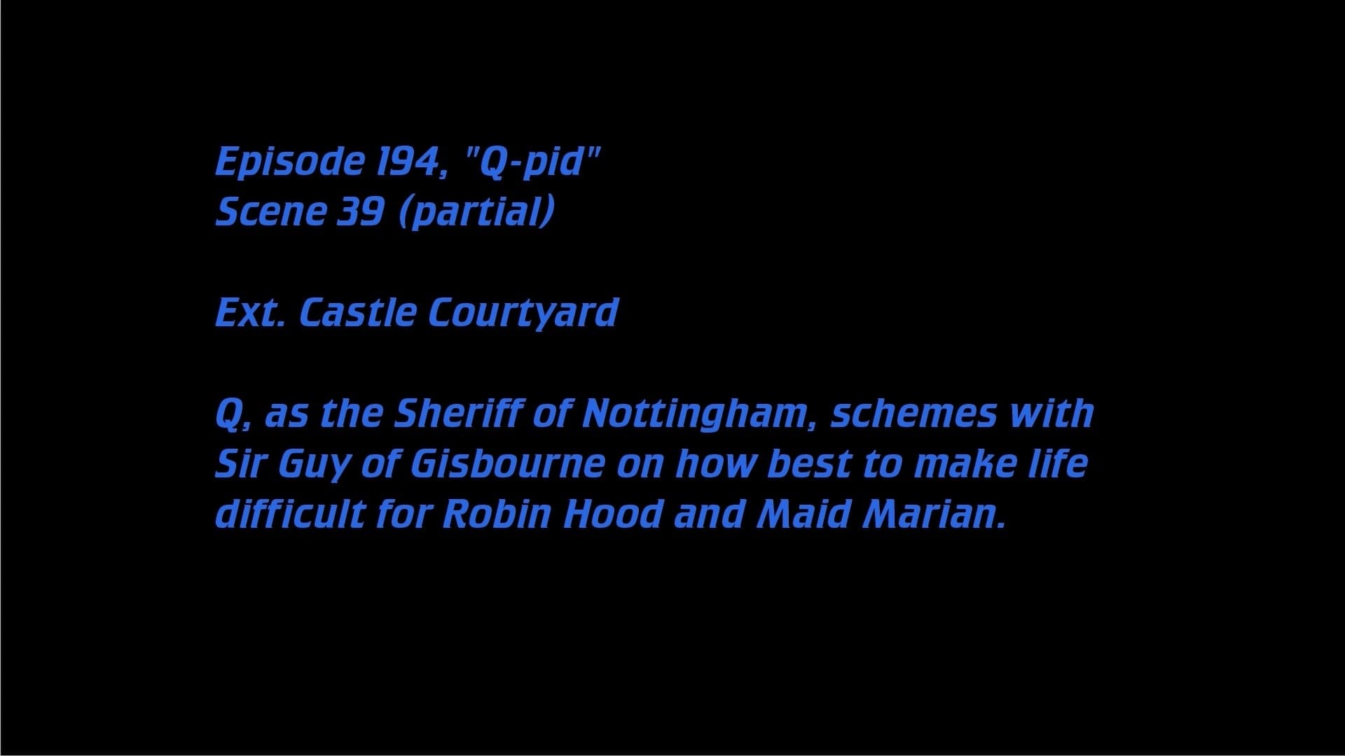 Deleted Scenes: S4E2 - Qpid