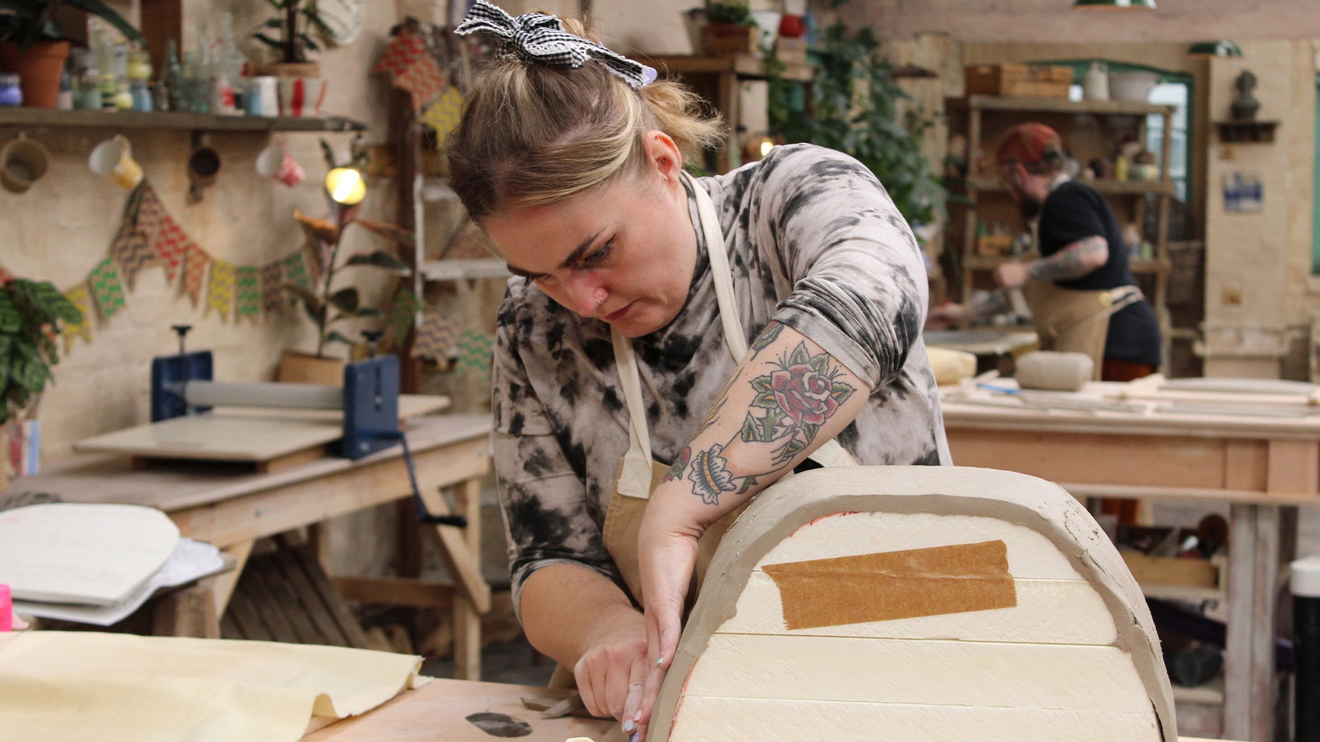 Mosaicos y fuentes de agua