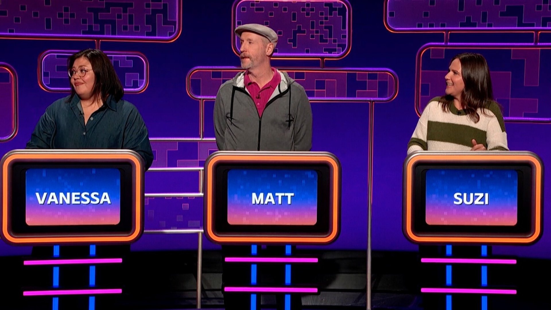 1//24 (Suzi Barrett, Matt Walsh, Vanessa Gonzalez)