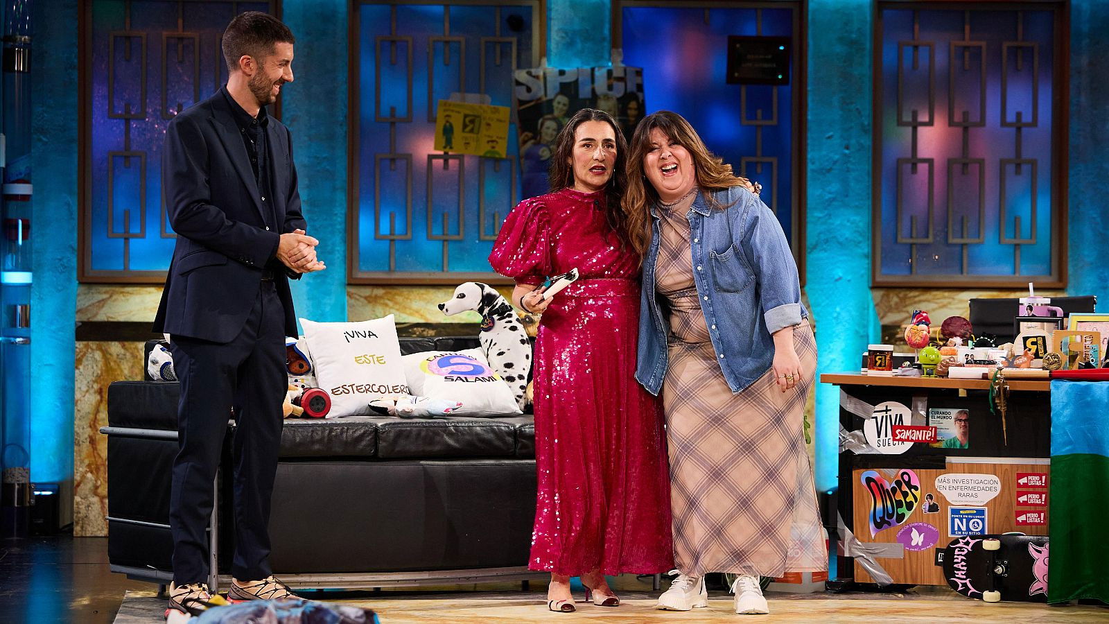 Cándida Peña y Cristina Castaño