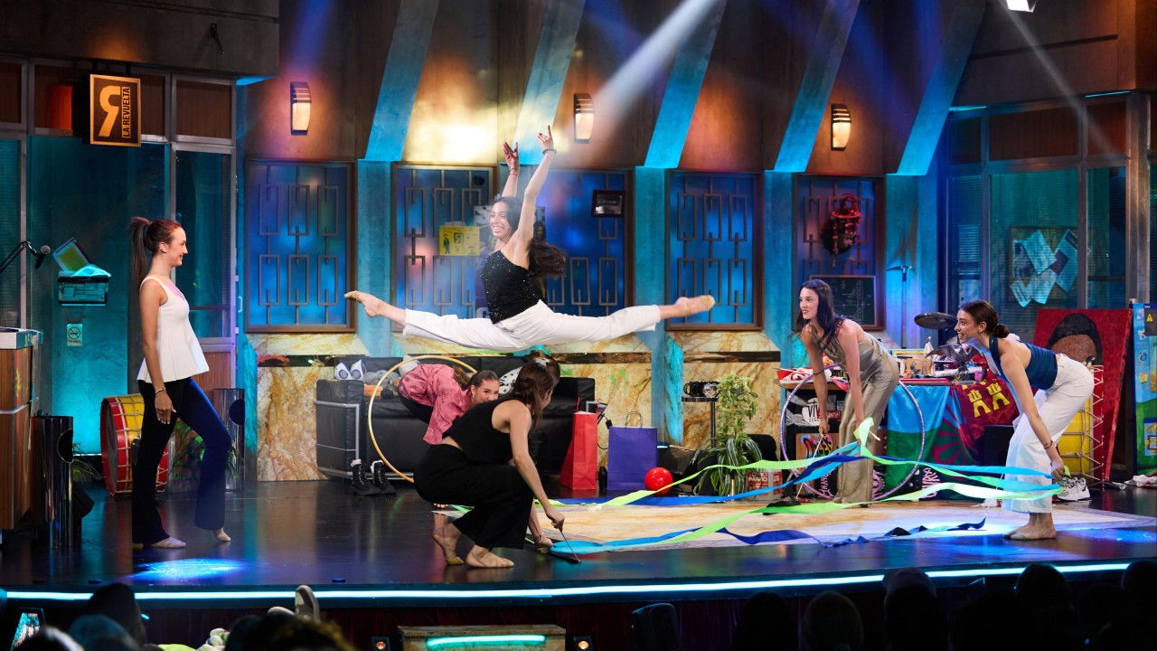 Equipo español de gimnasia rítmica e Izaro