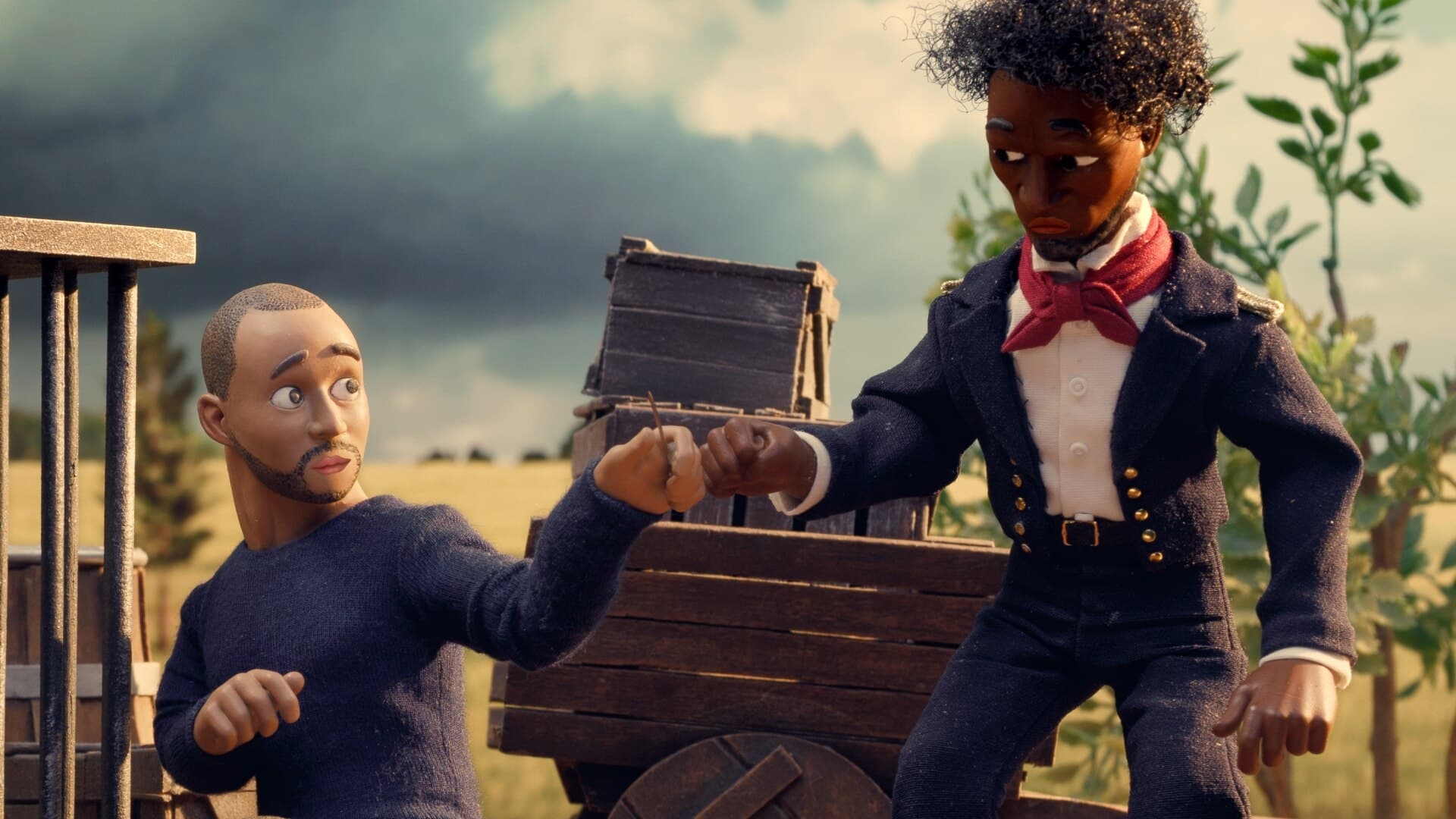 Alabama Jackson and Frederick Douglass