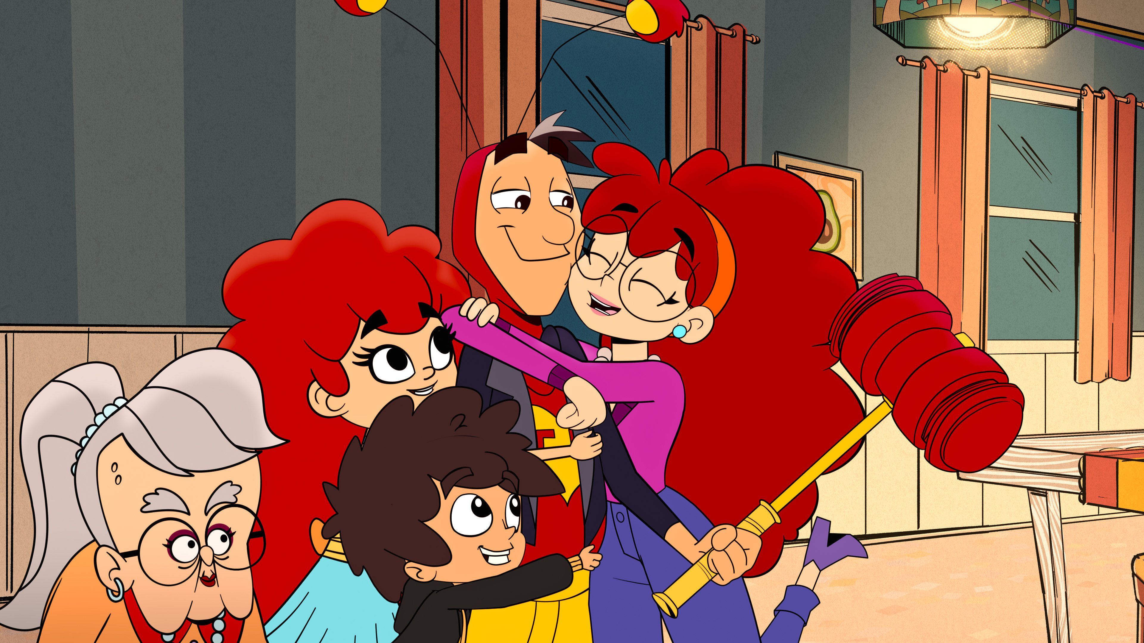 ¡El hombre de las cavernas está en el armario!