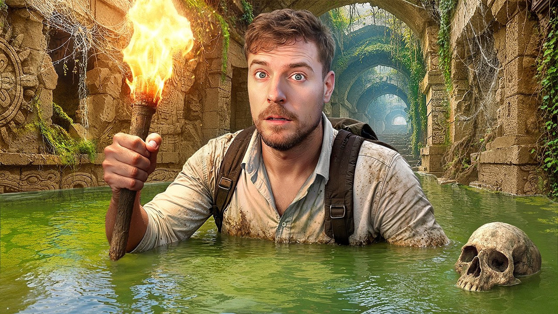 Sobrevivé 1 hora en un templo antiguo