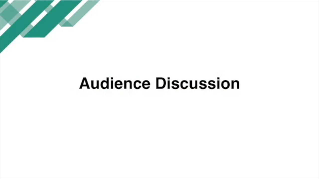 Discusión de la audiencia