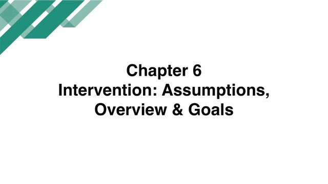 Capítulo 6 - Intervención