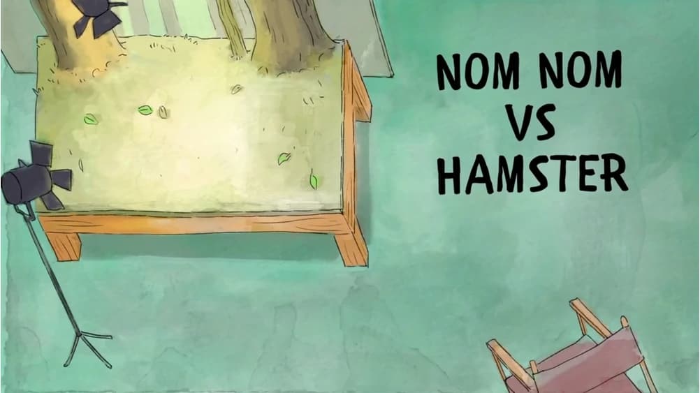 Nom Nom vs. Hamster