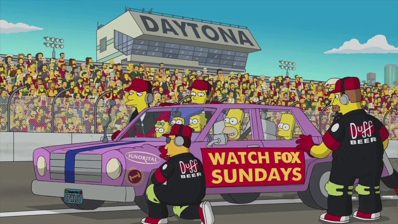 Join The Simpsons at the Daytona