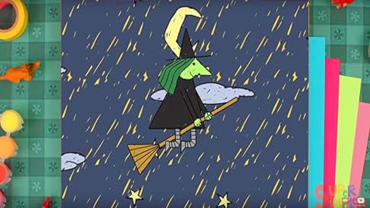 Cómo dibujar una bruja