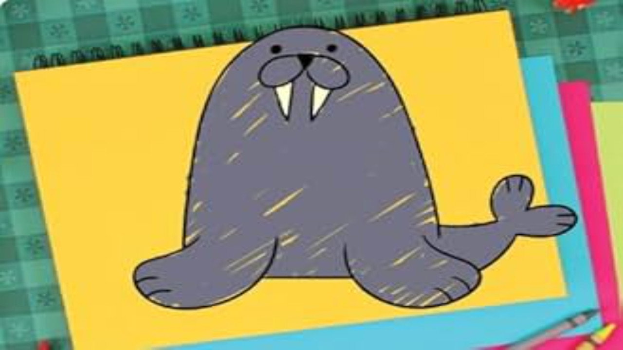 Cómo dibujar un morsa