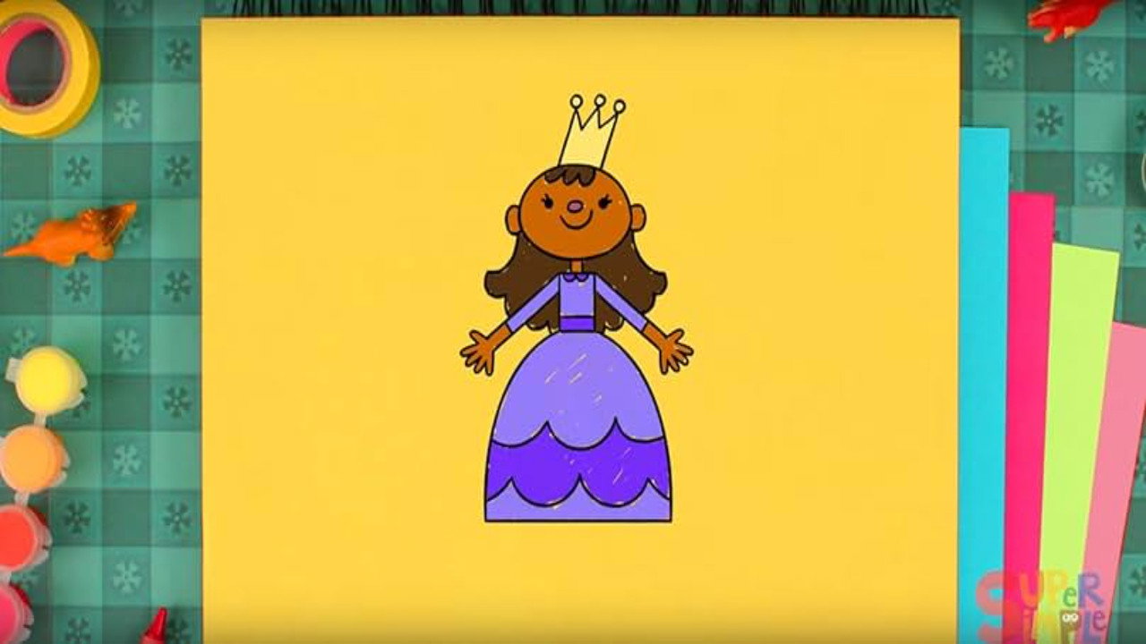 Cómo Dibujar Una Princesa