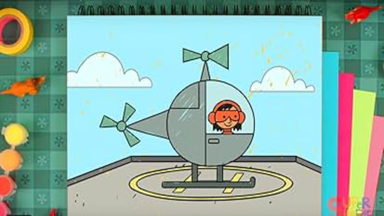 Cómo dibujar un helicóptero