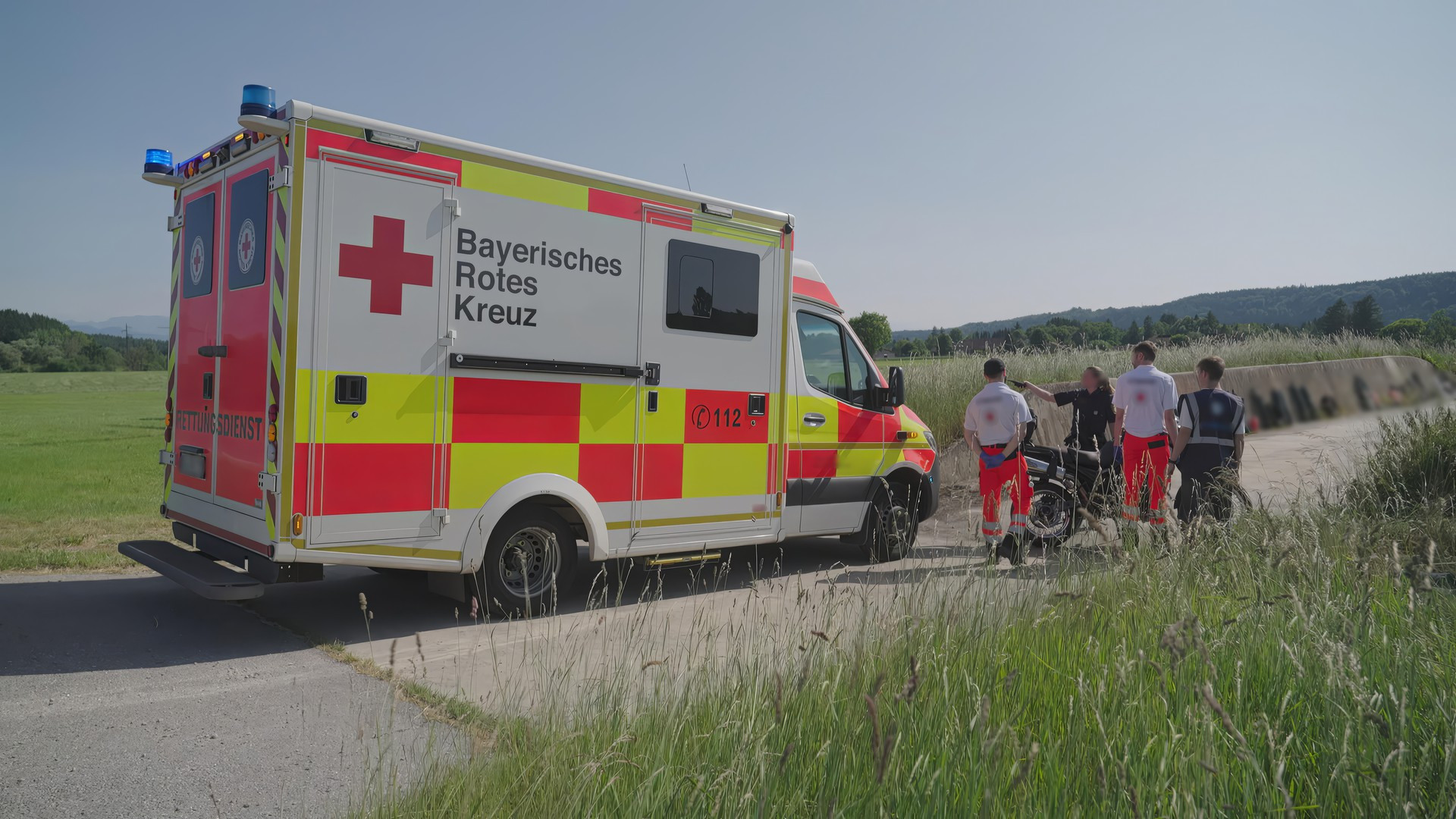 Accidente de moto con heridas ocultas