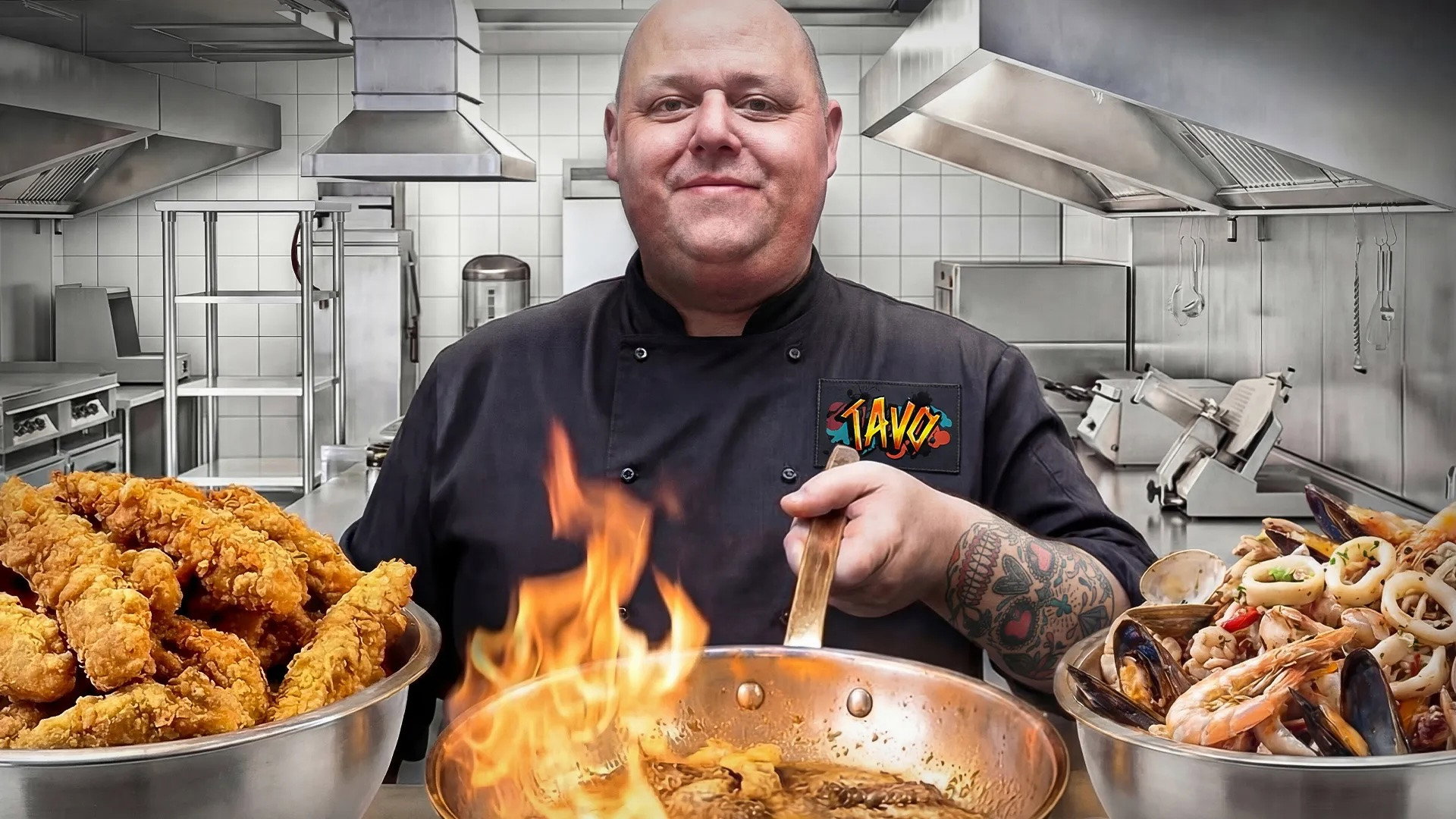 Bautismo de fuego en la cocina