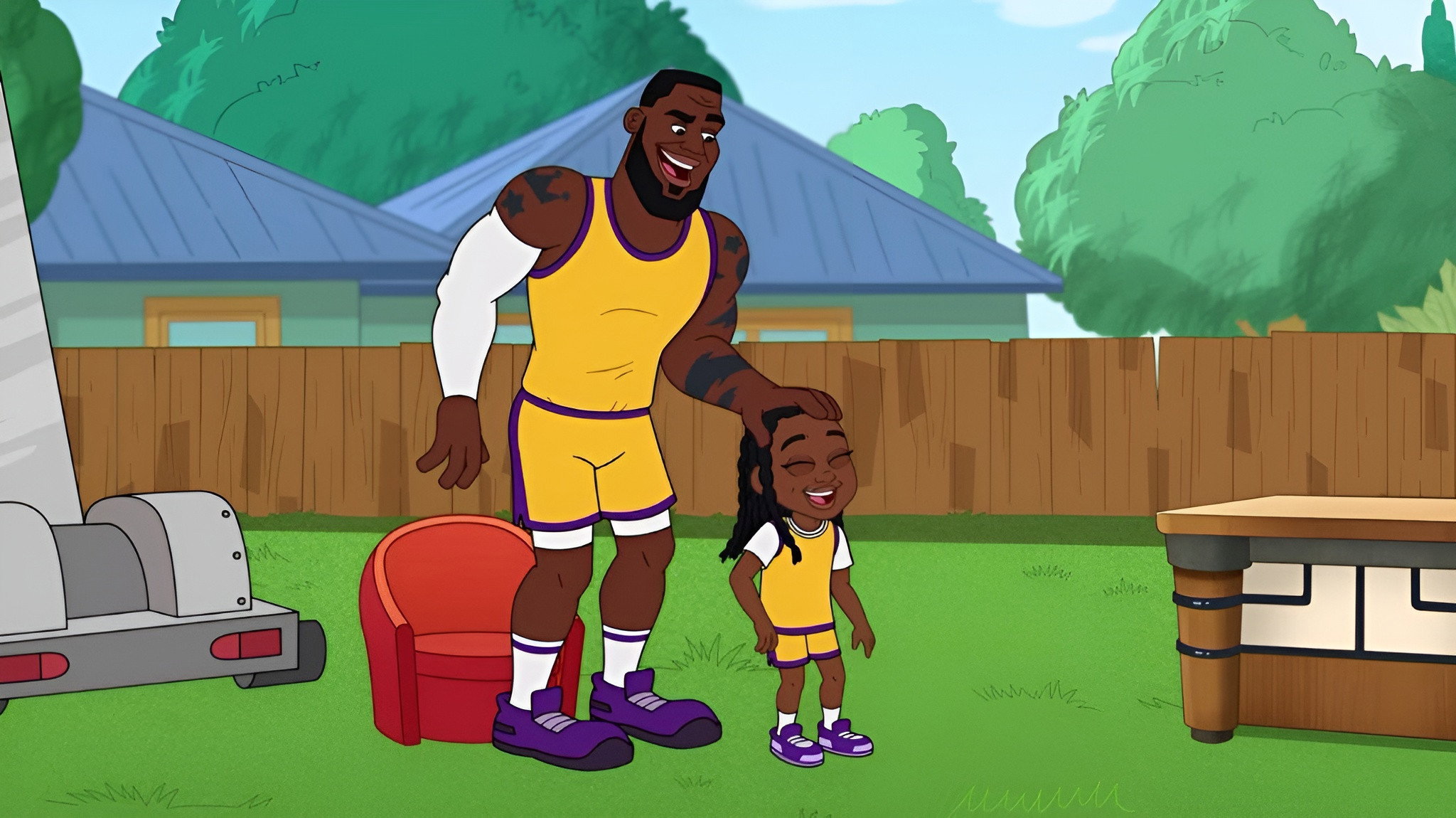 LeBron y Zhuri James