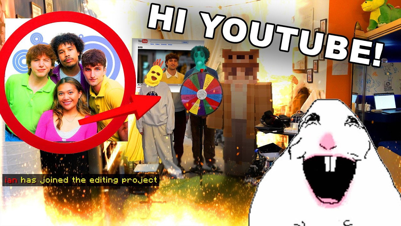Dejando que 14 fans aleatorios editen nuestro video