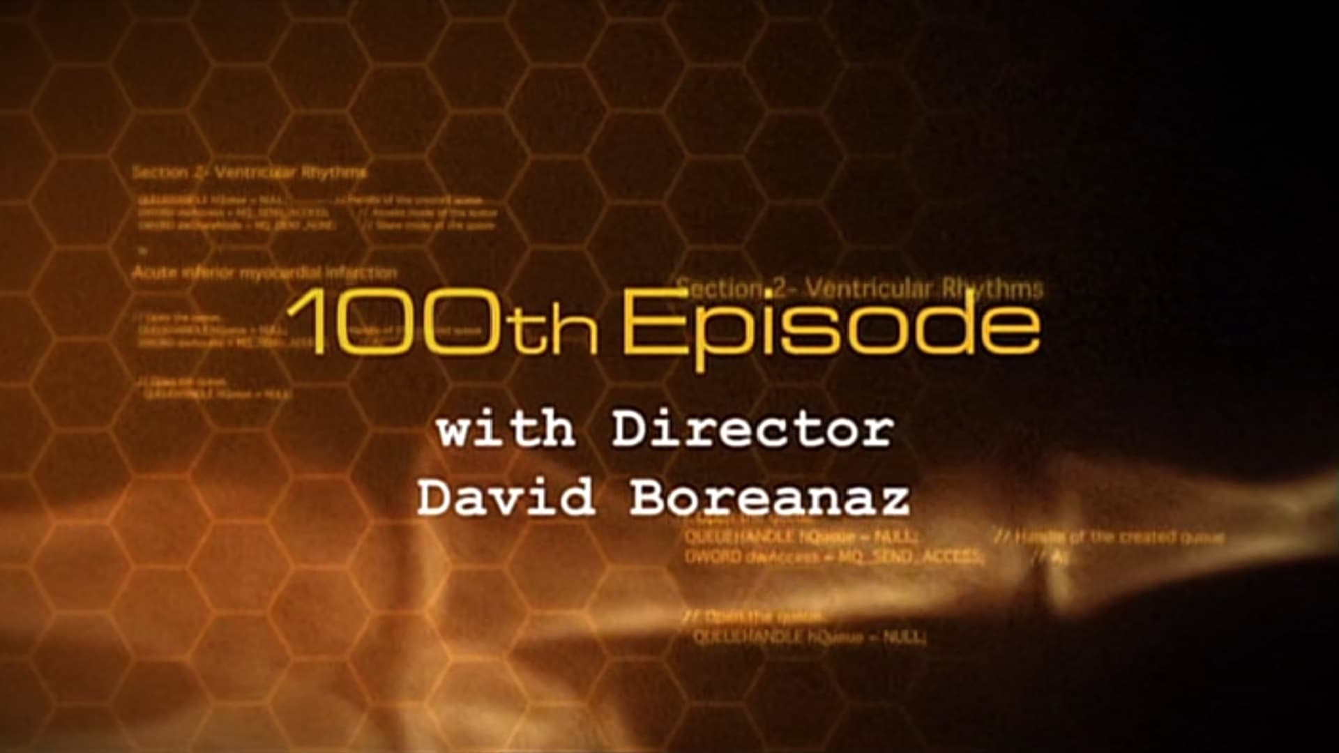 The 1th Episode with Director David Boreanaz
