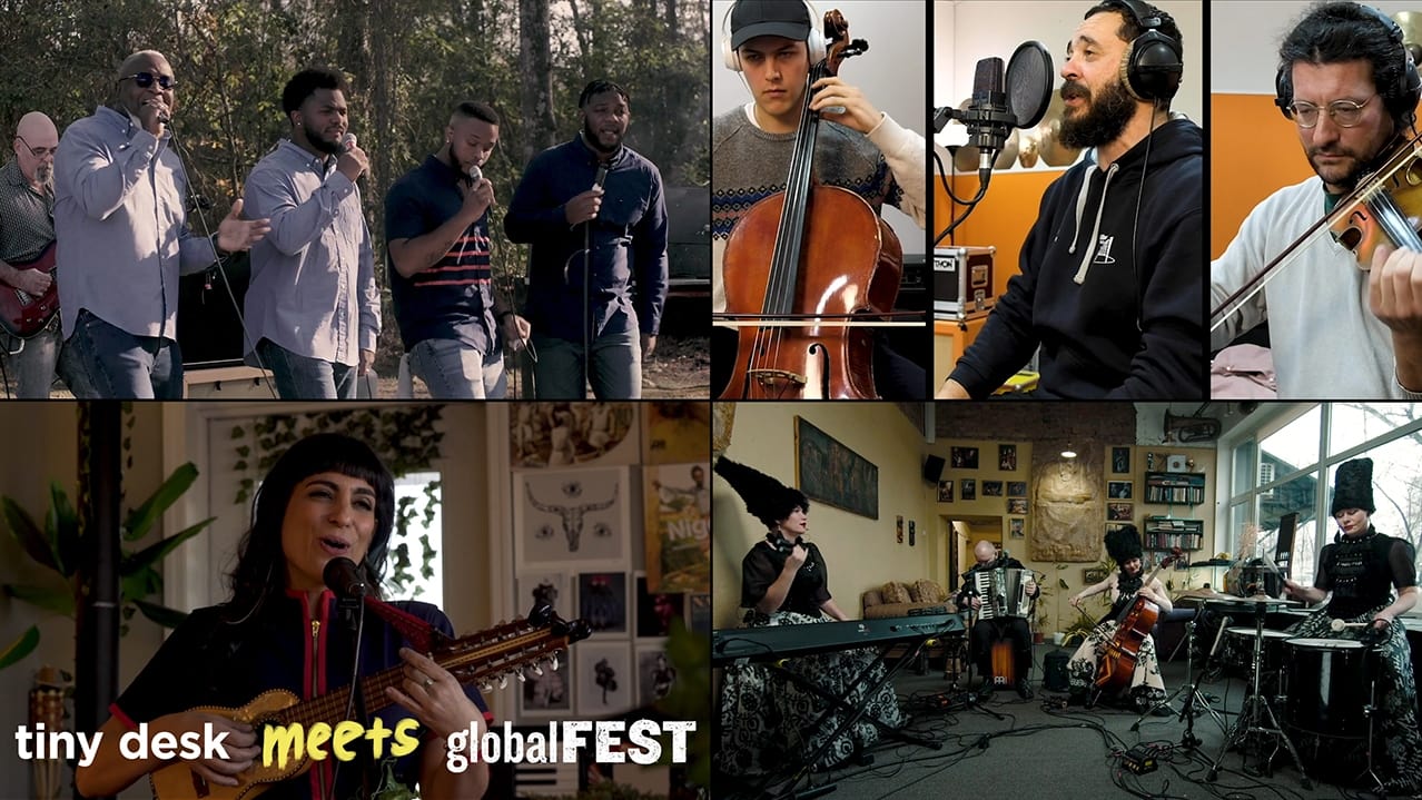 Tiny Desk Meets globalFEST: Dedicated Men Of Zion, Labess, Sofia Rei DakhaBrakha