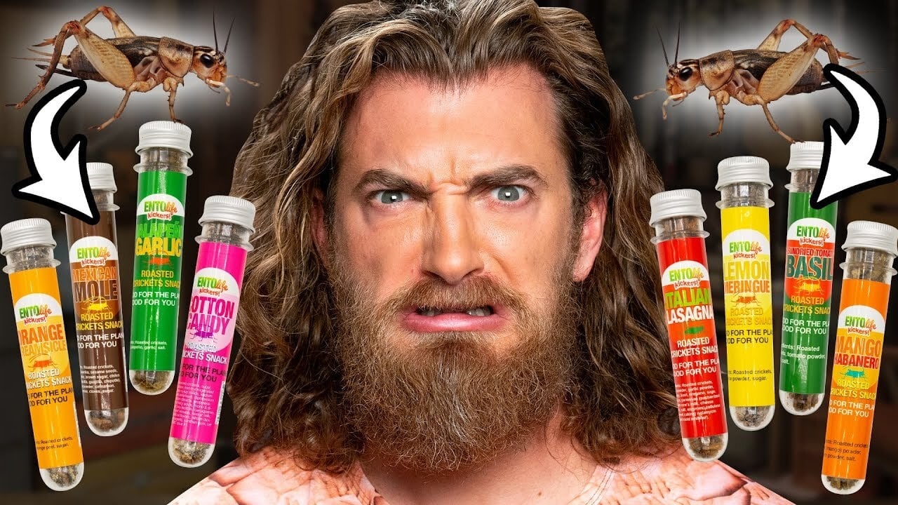 We Try Every Cricket Flavor - Good Mythical More