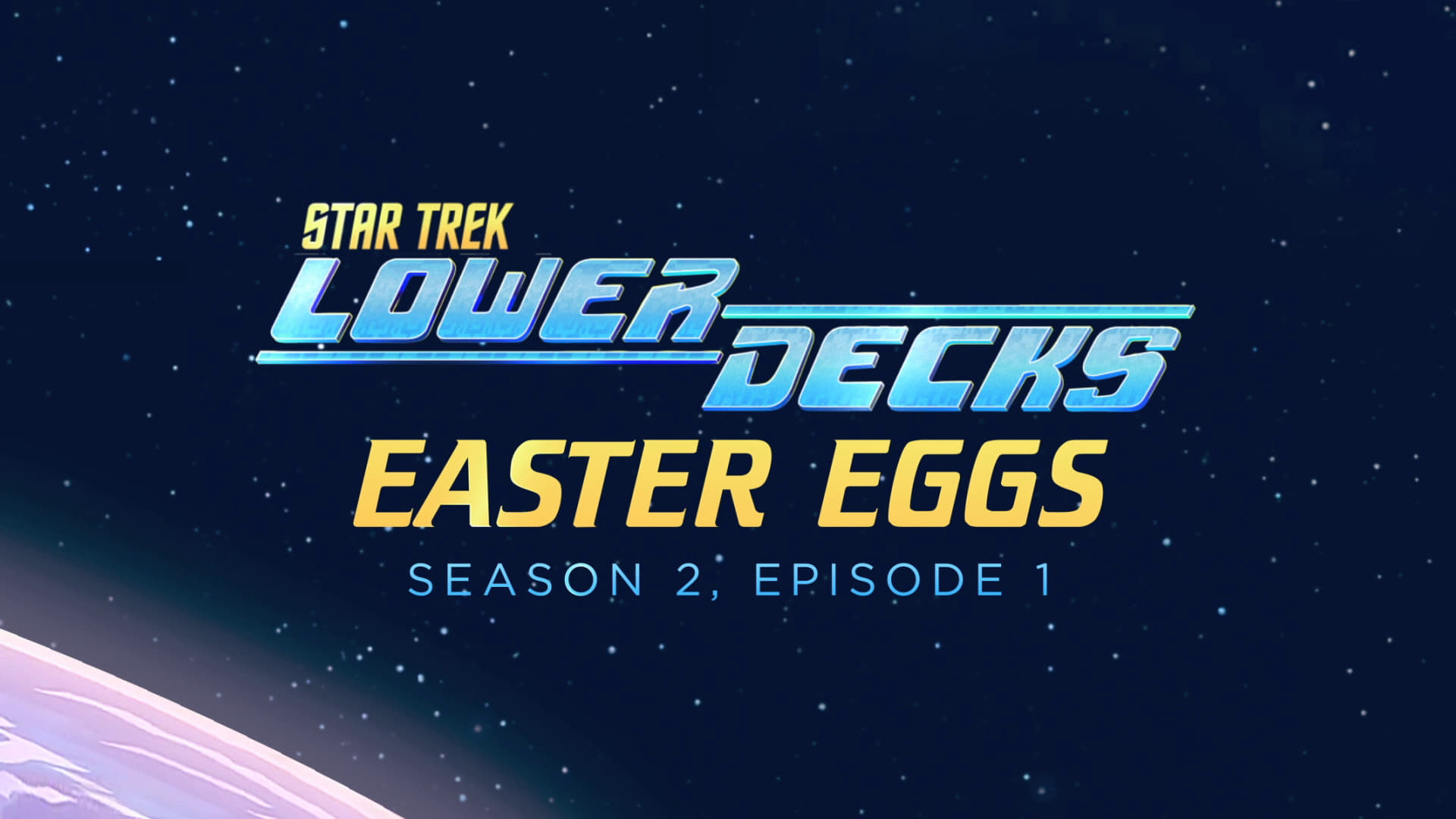 Easter Eggs - Season 2, Episode 1