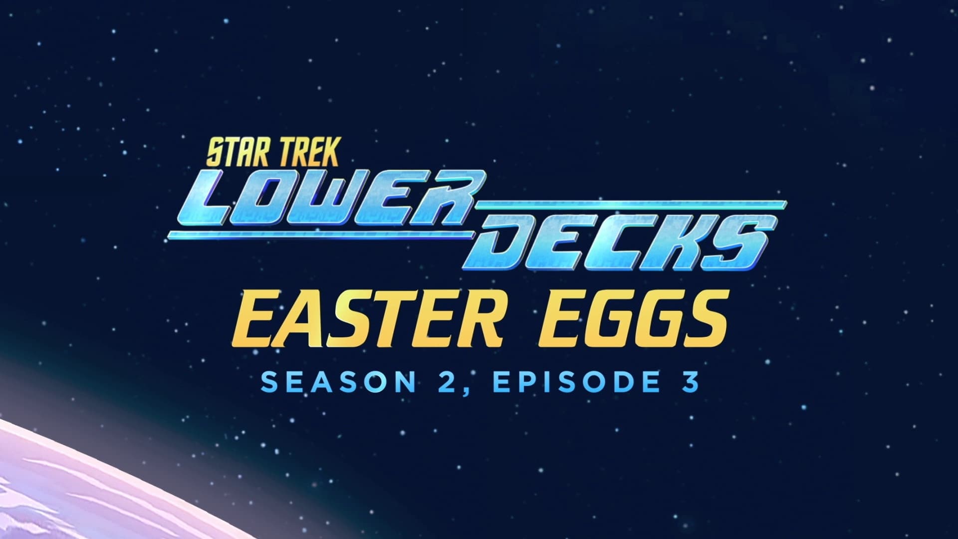Easter Eggs - Season 2, Episode