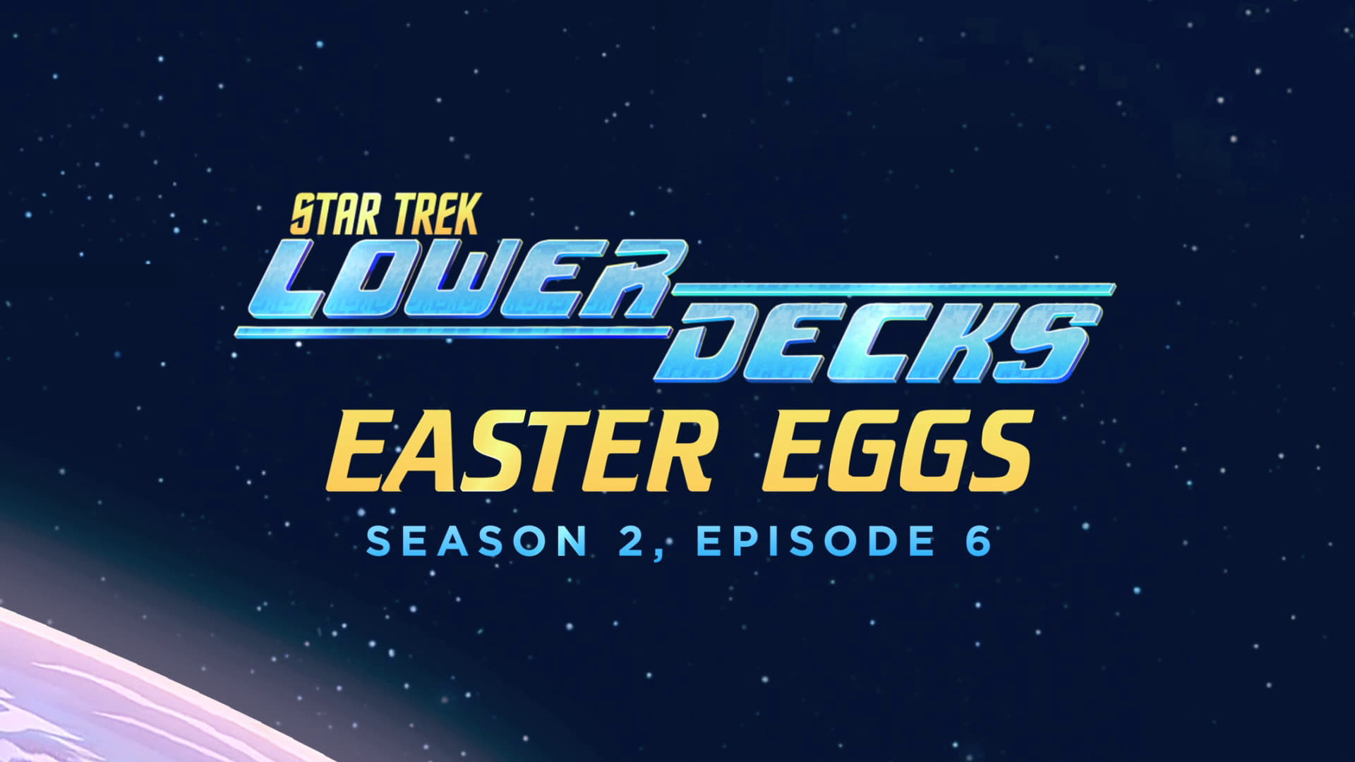 Easter Eggs - Season 2, Episode 6