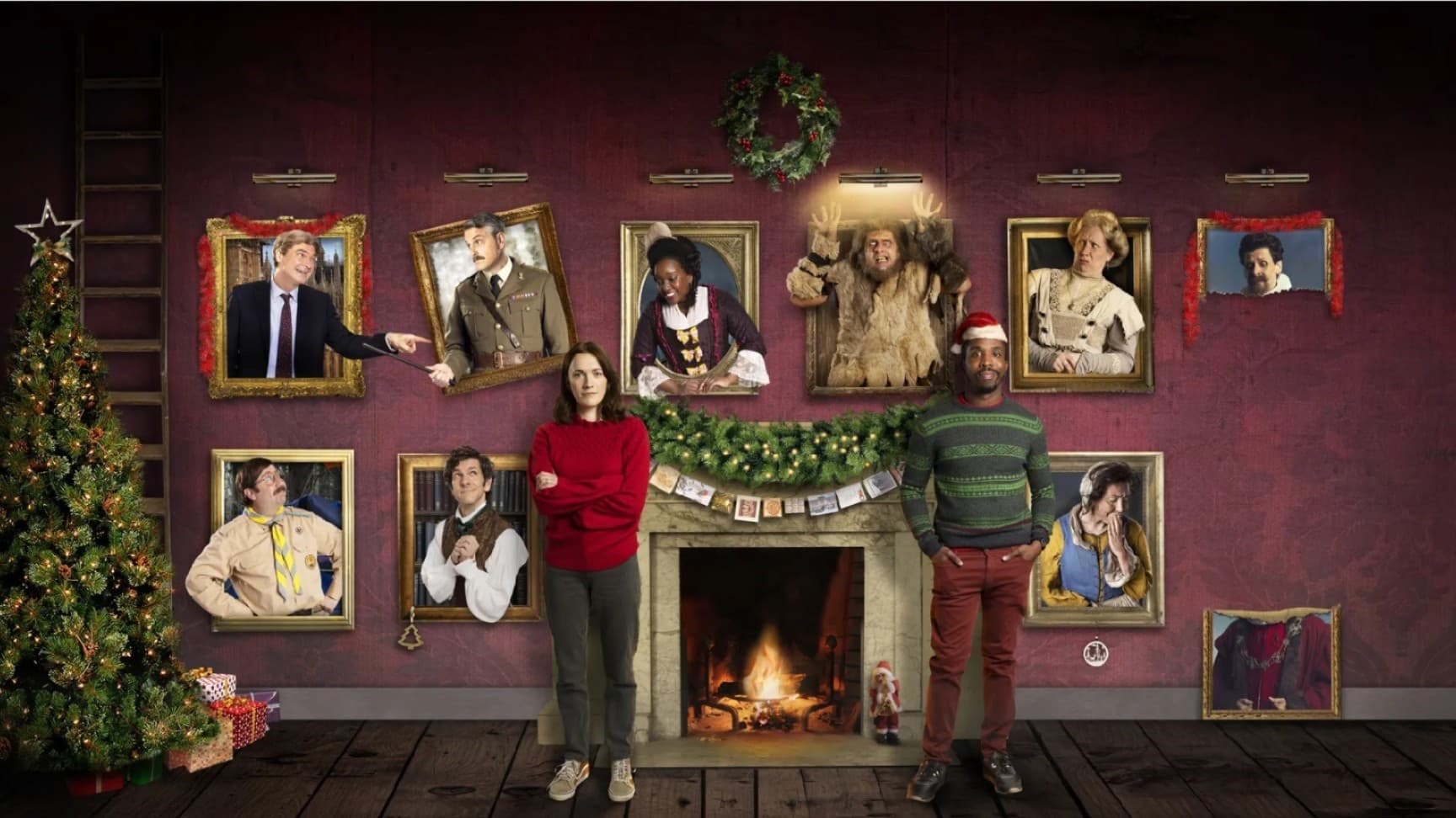 BBC Ghosts cast on their Christmas Special 221 - BFI QA