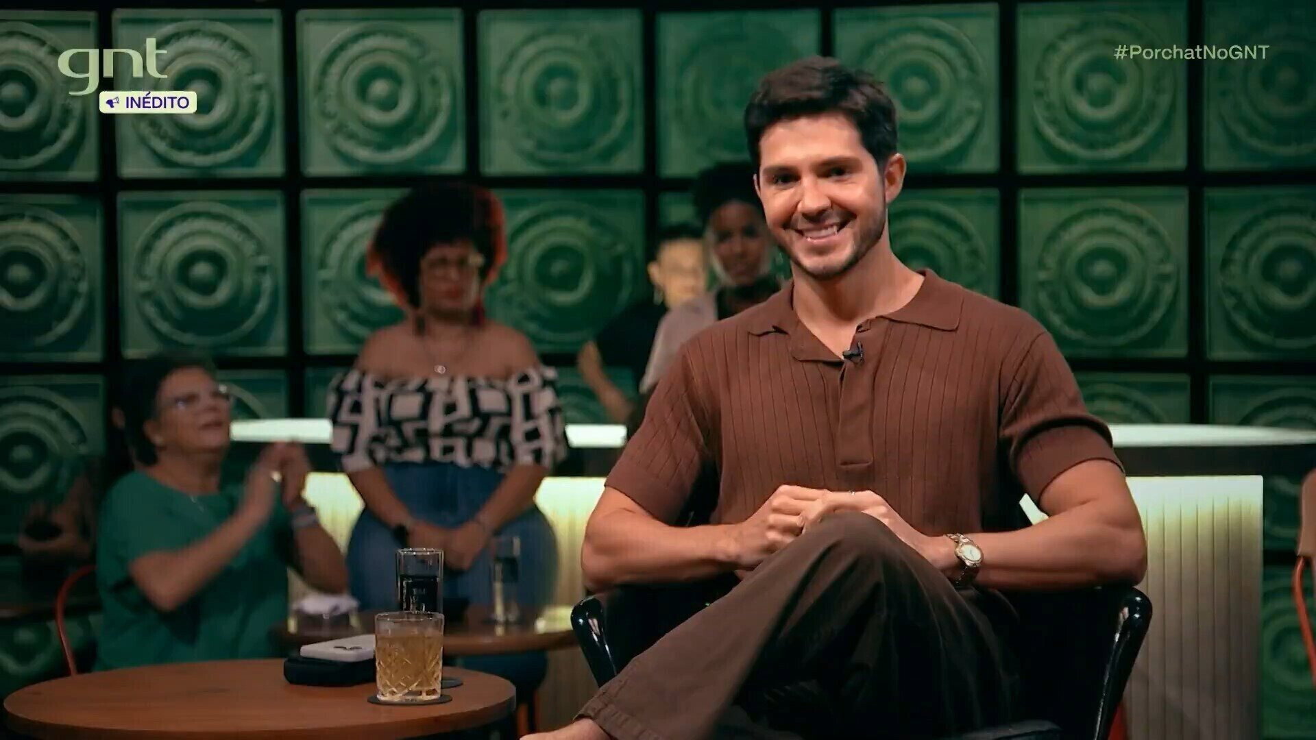Miguel Falabella, Catarina Abdalla and Marcelo Adnet