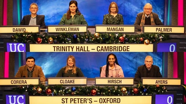 Christmas 219 - Trinity Hall, Cambridge v St Peter's College, Oxford
