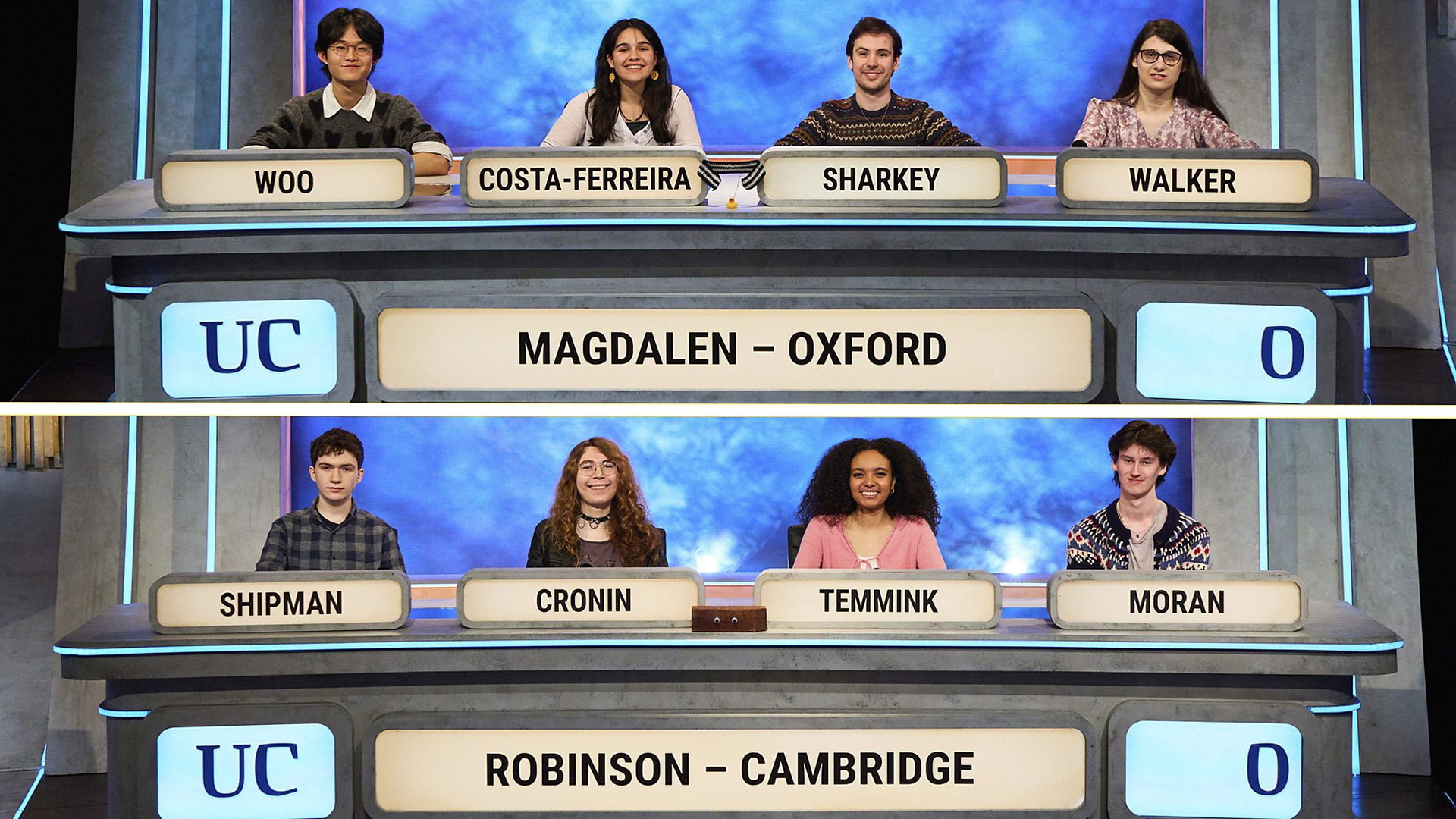 Magdalen College, Oxford vs. Robinson College, Cambridge
