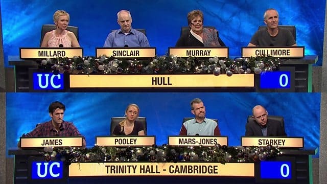 Christmas 214 - Final: Hull v Trinity Hall, Cambridge