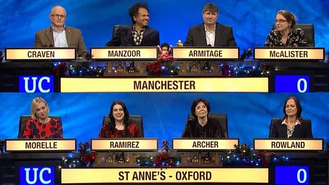 Christmas 216 - Manchester v St Anne's, Oxford