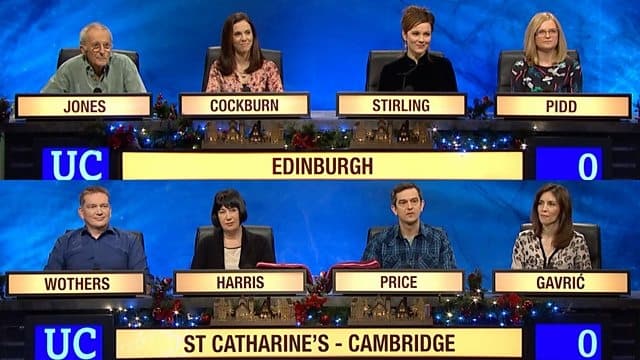 Christmas 216 - Edinburgh v St Catharine's, Cambridge
