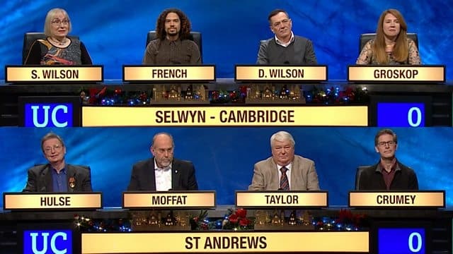 Christmas 217 - Selwyn College, Cambridge v St Andrews University
