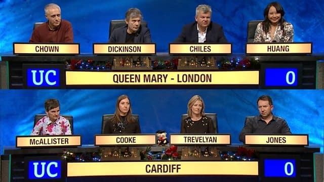 Christmas 217 - Queen Mary College, London v Cardiff University