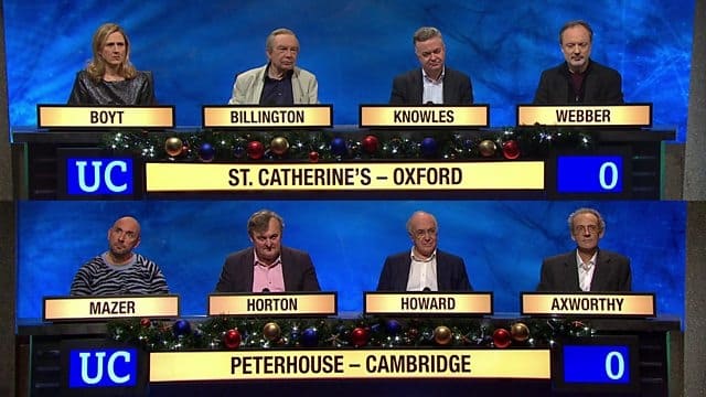 Christmas 218 - St Catherine's, Oxford v Peterhouse, Cambridge