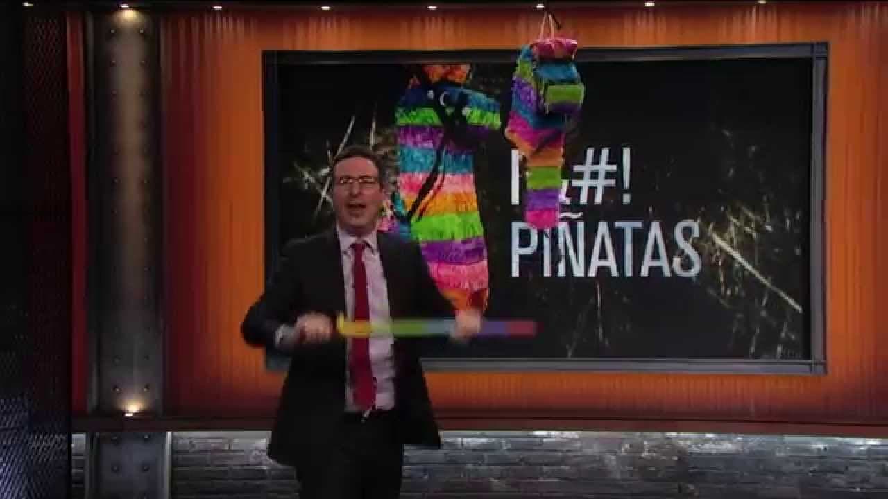 John Oliver Literally Destroys Pi&ntilde;atas