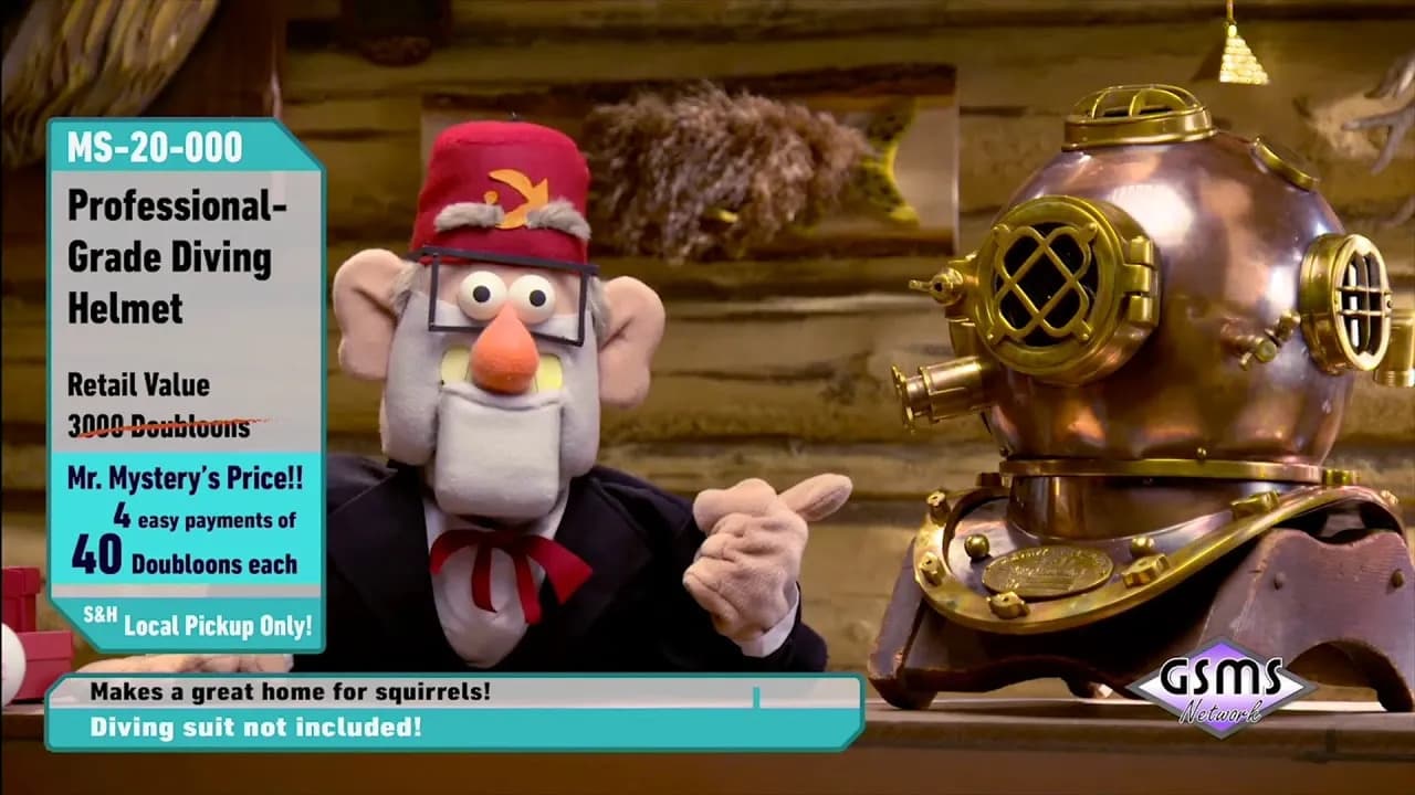 Shop at Home with Mr. Mystery - Diving Helmet