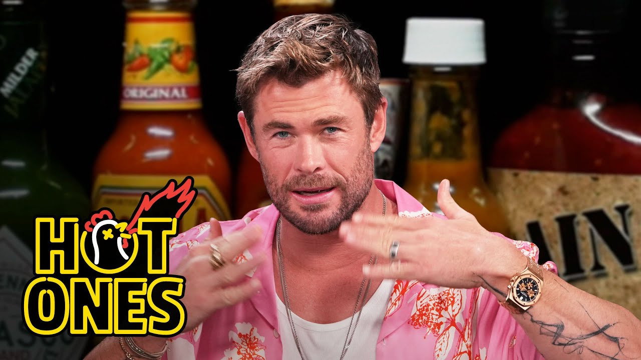 Aaron Paul Gets Broken Bad While Eating Spicy Wings